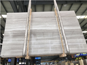 Wood Grey Marble Polished Slab Wall Flooring Tiles