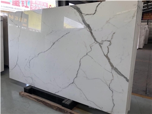 High Quality Calacatta White Nano Glass Big Slabs High Quality Calacatta White Nano Glass Big Slabs