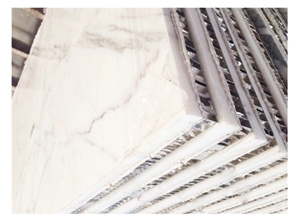 White Marble Tile Stone Honeycomb Panels