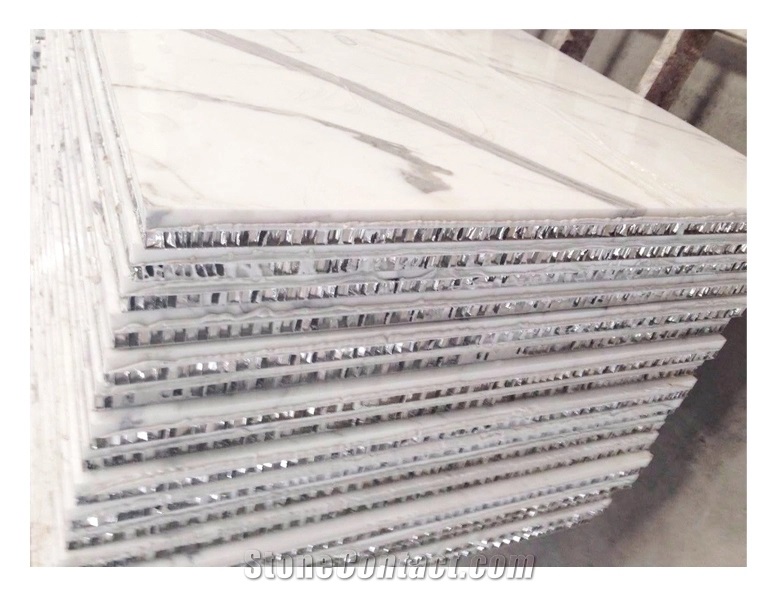 White Marble Tile Stone Honeycomb Panels