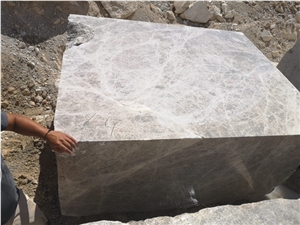 Silver Shadow Marble Block, Turkey Silver Marble