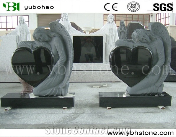 Absolute Black/Angle Granite Stone Monument