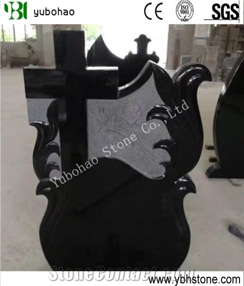 Absolute Black/Engraved Stone Tombstone/Headstone