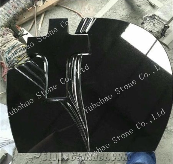 Absolute Black/Engraved Stone Tombstone/Headstone