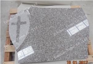 G603/China Cheap Granite Cross Tombstone