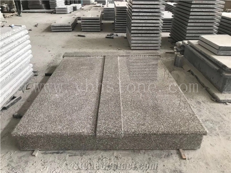 G635/Chinese Cheap Granite Double Tombstone