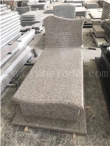 G635/Chinese Cheap Granite Double Tombstone