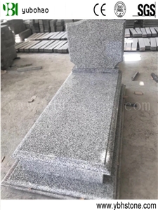 G635/Single Upright Granite Stone Headstone