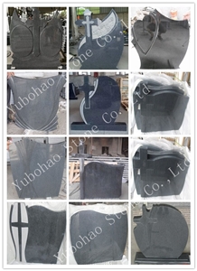 G654/Granite Single Cross Tombstone/Headstone