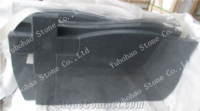 G654/Granite Single Cross Tombstone/Headstone