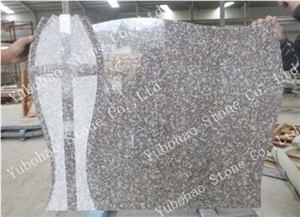 G664/Misty Brown Granite Carved Headstones