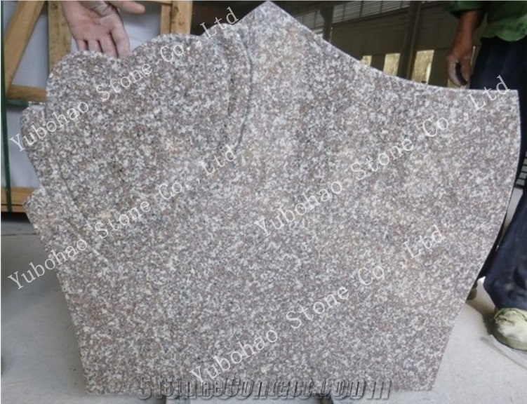 Misty Brown/G664 China Stone Headstone for Romania