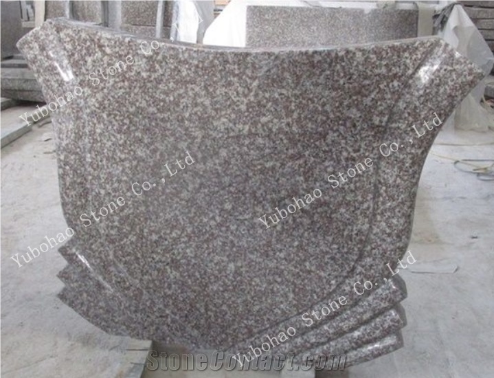 Misty Brown/G664 Poland Style Granite Headstone