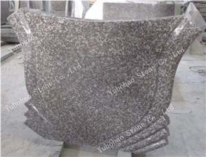 Misty Brown/G664 Poland Style Granite Headstone