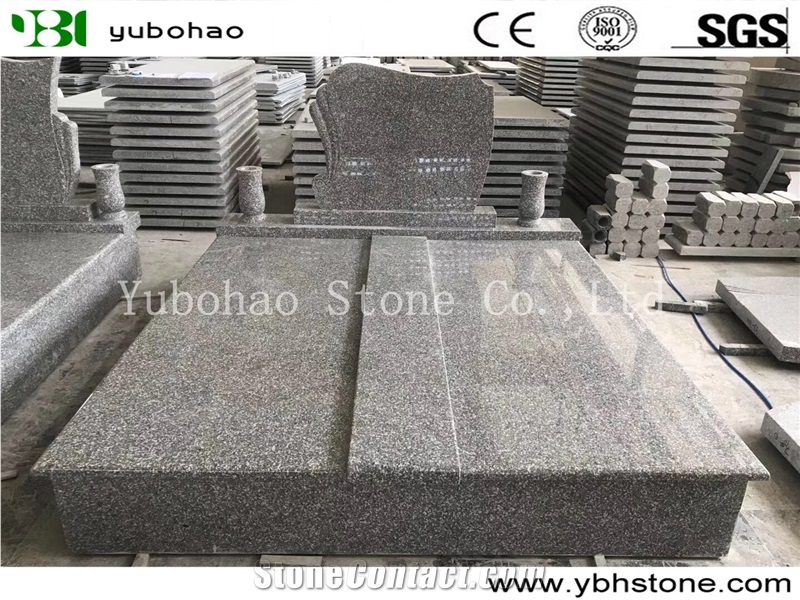 New G664/China Granite Single/Double Tombstones