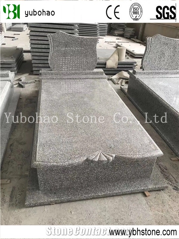 New G664/China Granite Single/Double Tombstones