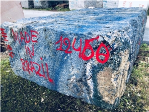 Azul Bahia Blue Granite Rough Blocks.