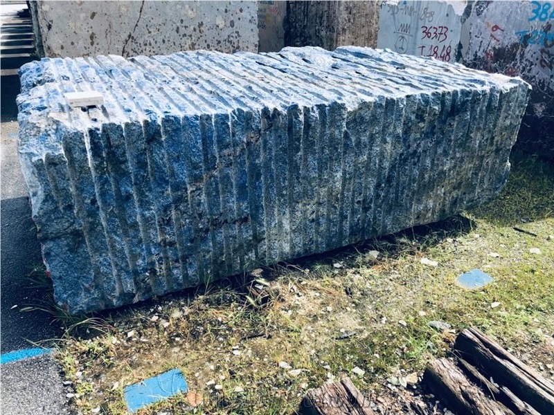 Azul Bahia Blue Granite Rough Blocks.