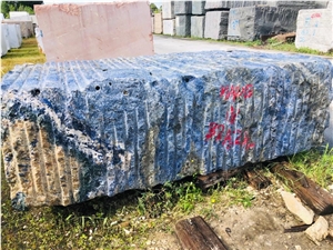 Azul Bahia Blue Granite Rough Blocks.