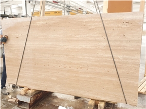 Veincut Travertine Light Classic Slabs, Tiles