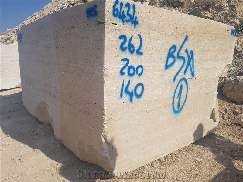 Veincut Travertine Light Classic Slabs, Tiles