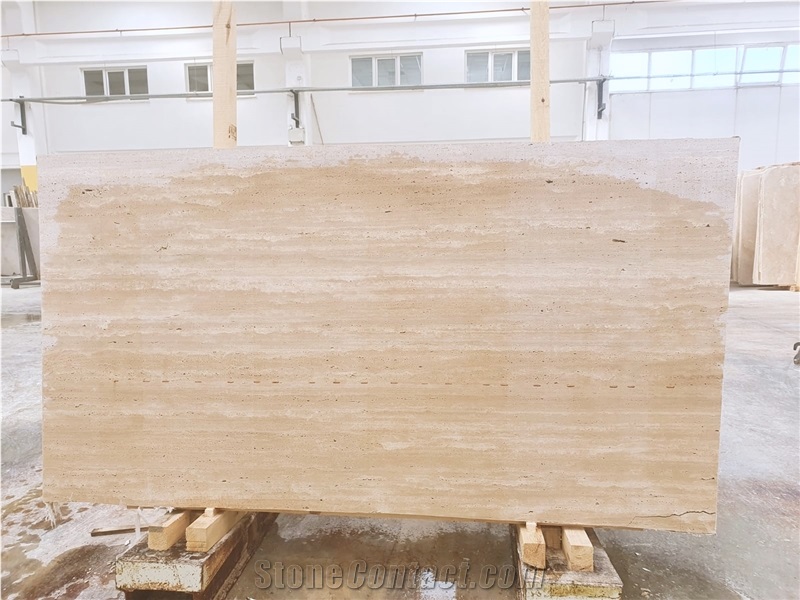 Veincut Travertine Light Classic Slabs, Tiles