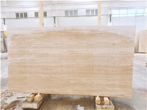 Veincut Travertine Light Classic Slabs, Tiles