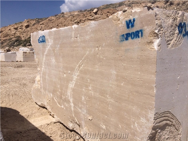 Veincut Travertine Light Classic Slabs, Tiles