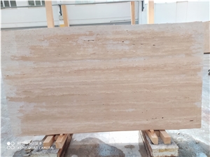 Veincut Travertine Light Classic Slabs, Tiles