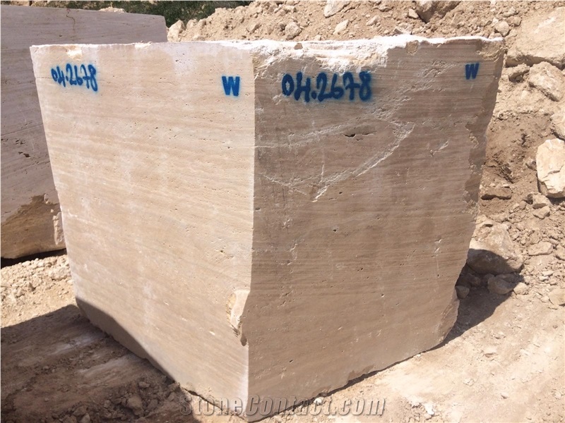 Veincut Travertine Light Classic Slabs, Tiles