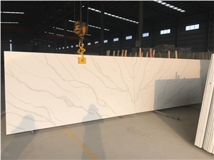 Artificial Quartz Slabs Calacatta White Stone