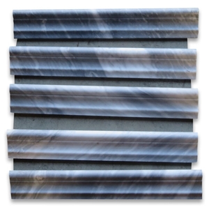 Bardiglio Gray 2x12 Chair Rail Trim Molding