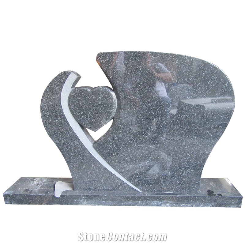 Beida Green Slovakia Style Granite Heart Shaped