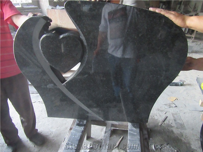 Beida Green Slovakia Style Granite Heart Shaped