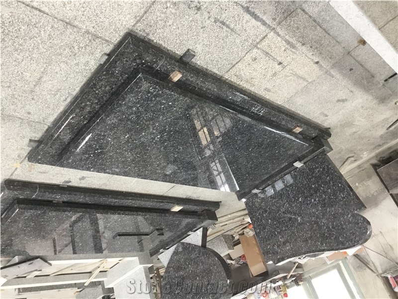 Blue Pearl Granite for Gravestones