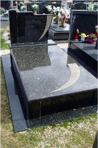 Blue Pearl Granite Poland Upright Monuments