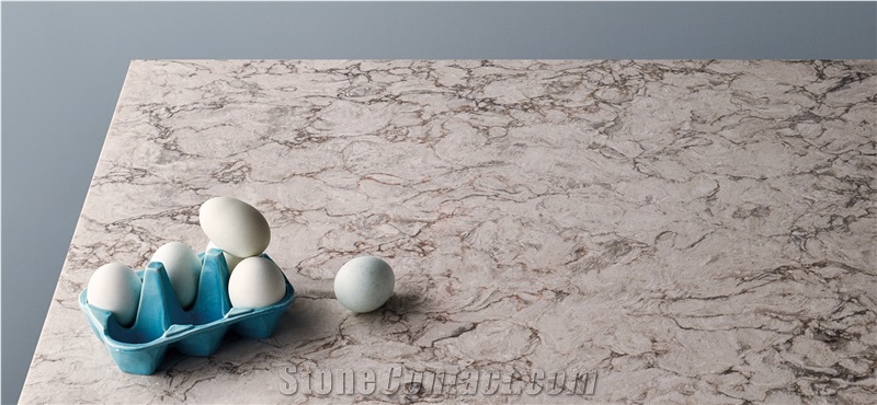 Caesar Quartz Artificial Stone Kitchen Countertop