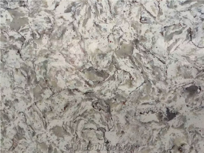 Caesar Quartz Artificial Stone Kitchen Countertop