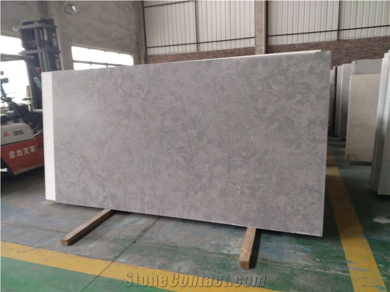 Cement Grey Quartz for Countertop