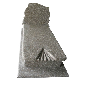 China G648 Red Granite Poland Tombstone