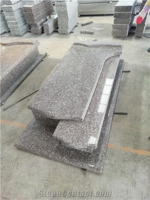 China Loyuan Red Granite Gravestones