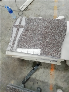 China Loyuan Red Granite Gravestones