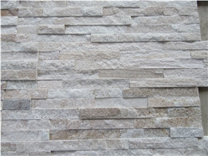 China White Quartz Slate Culture Stacked Stone