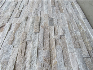 China White Quartz Slate Culture Stacked Stone