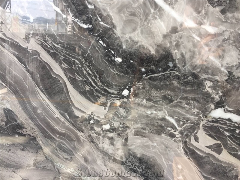 Frappuccino Brown Marble Pattern Slabs