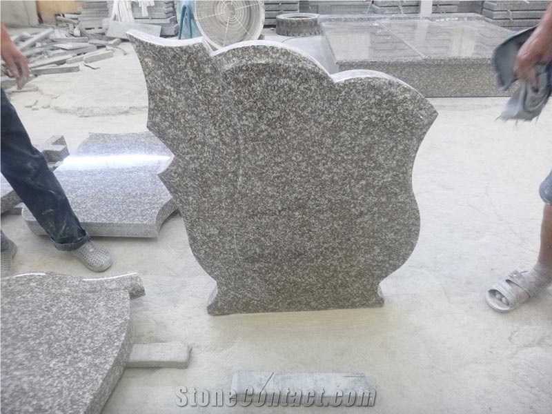 G664 Granite Heart Shaped Monuments Tombstone