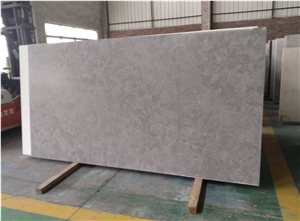 Grey Color Quartz Stone Slabs 6002