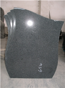 Half Heart Dream Color Platinum for Headstones