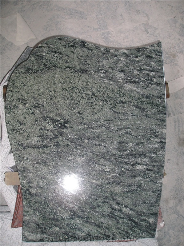 Half Heart Dream Color Platinum for Headstones