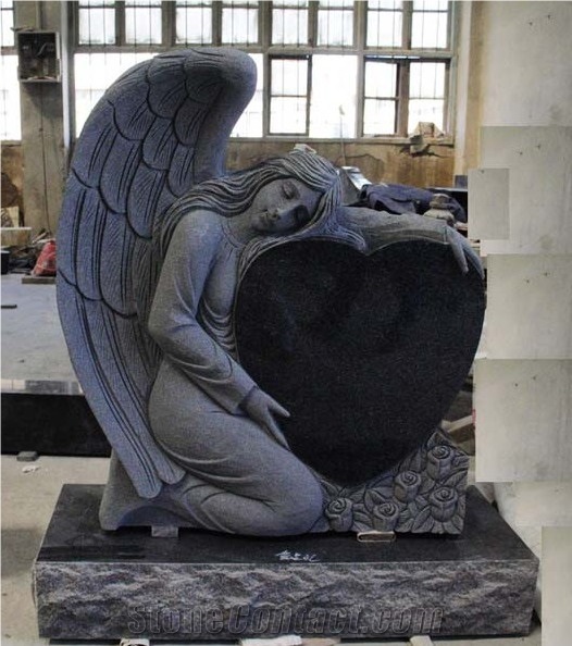 Heart Shape Western Style Tombstones/Monument